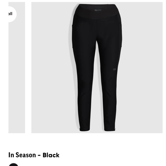 Outdoor Research Women's deviator Black wind leggings - Picture 1 of 6